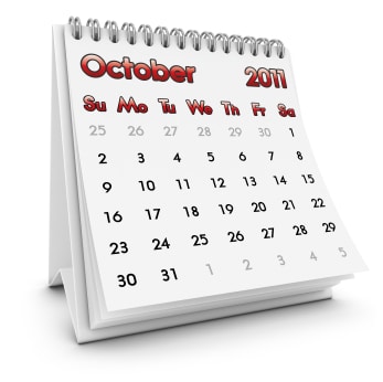 2011 Calendar October