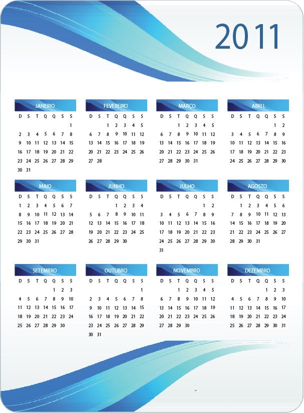 2011 Calendar With Holidays Printable