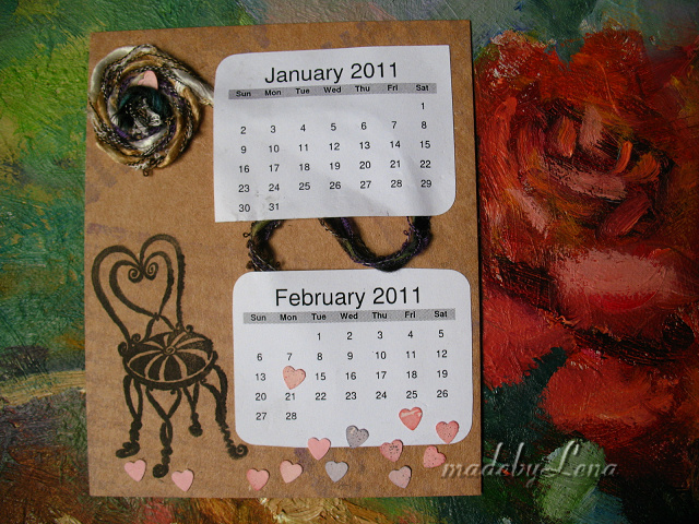 2011 Calendar Year On One Page Printable