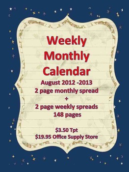 52 Week Calendar 2013 Excel