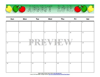 52 Week Calendar 2013 Excel