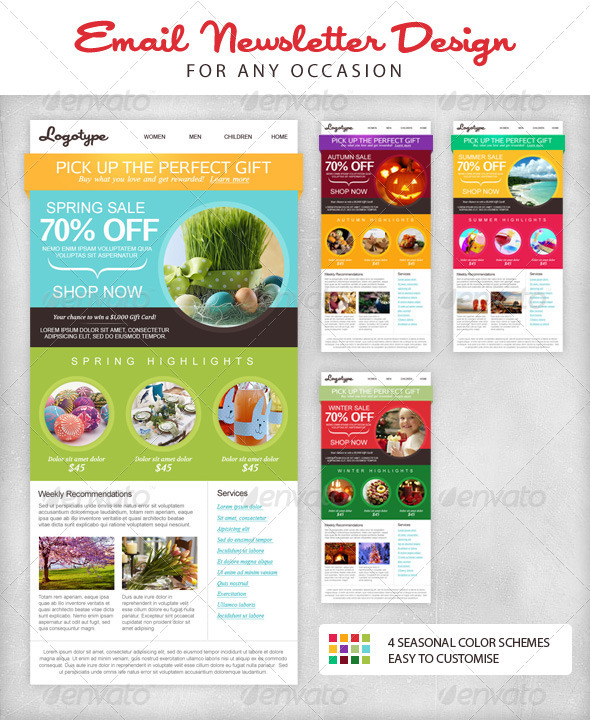 Autumn Newsletter Templates Free