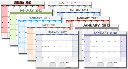 Calendar 2013 Excel Sheet