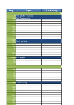 Calendar 2013 Excel Template