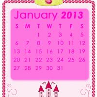 Calendar 2013 January