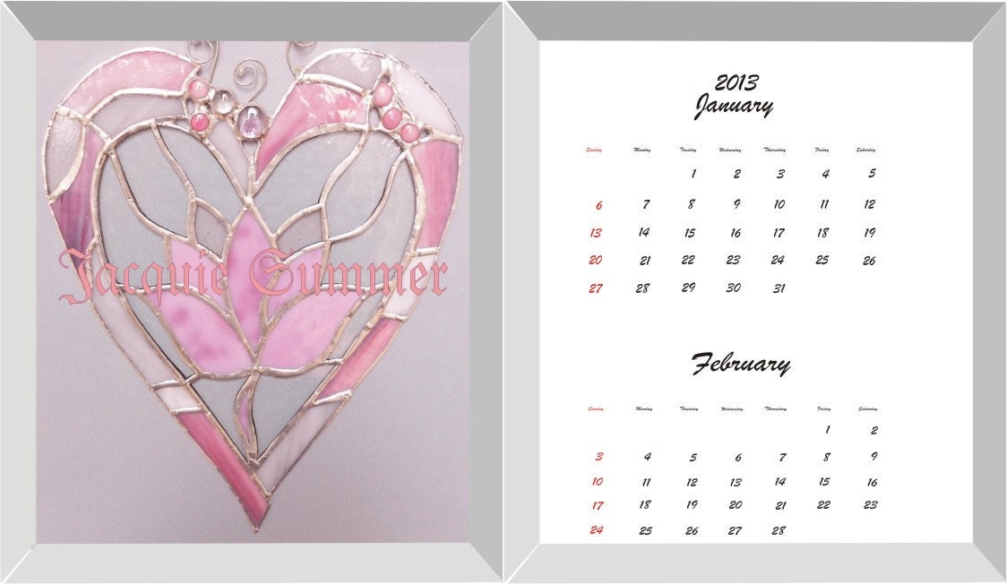 Calendar 2013 January February