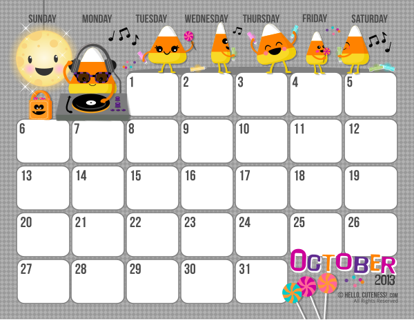 Calendar 2013 Printable Free