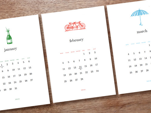 Calendar 2013 Printable January