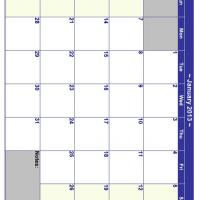 Calendar 2013 Printable January