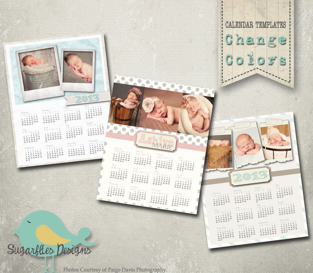 Calendar 2013 Template Psd