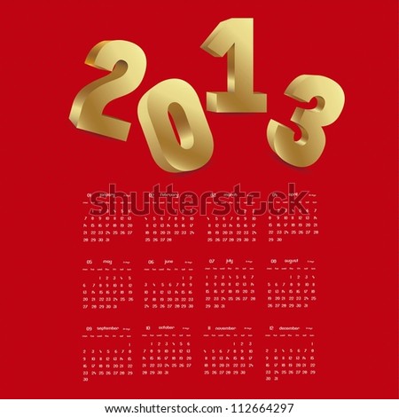 Calendar 2013 With Holidays South Africa