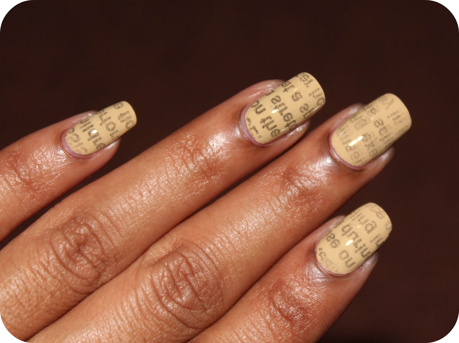 Can You Make Newspaper Nails With Water