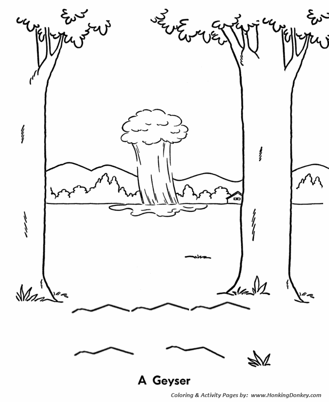 Children Playing In The Park Coloring Page