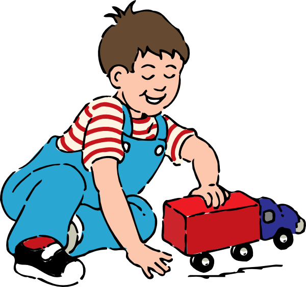 Children Playing Outside Clip Art