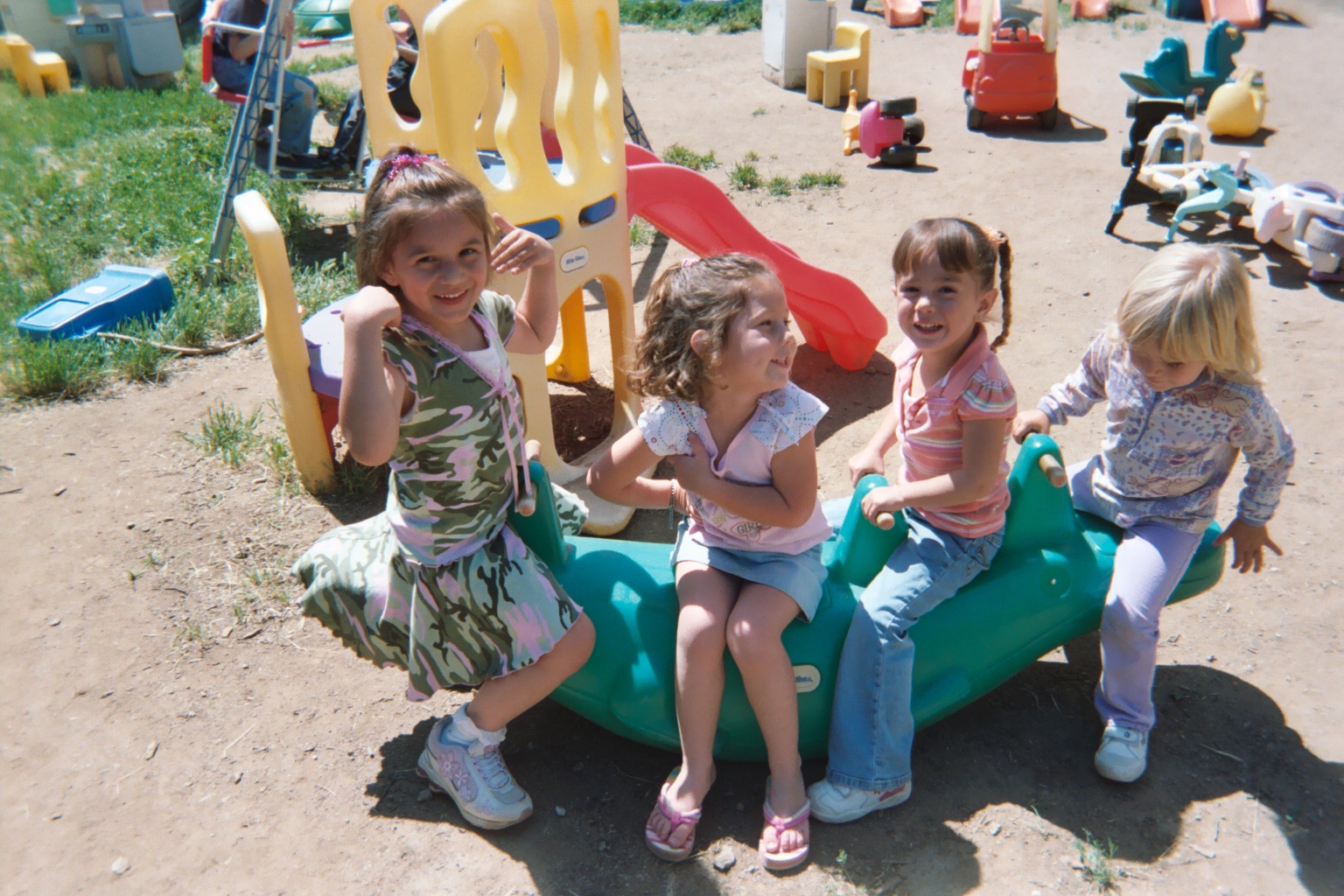 Children Playing Outside In The Park