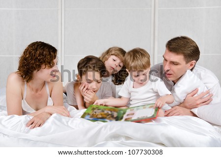 Children Reading Books Cartoon