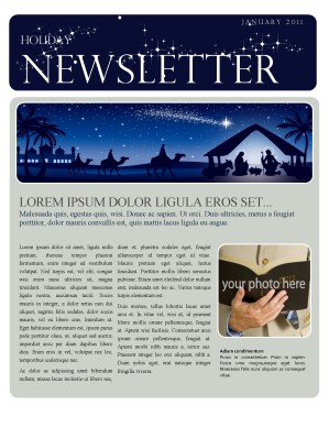 Christmas Newsletter Templates Free