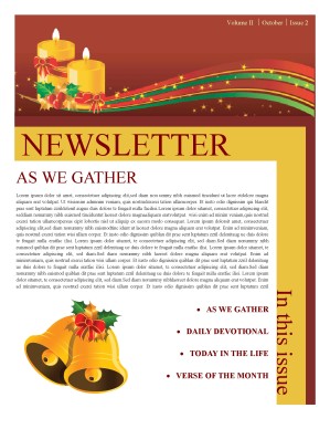 Christmas Newsletter Templates Free