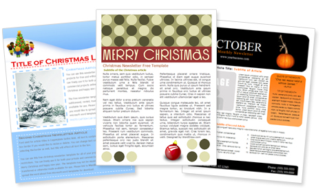 Christmas Newsletter Templates Free