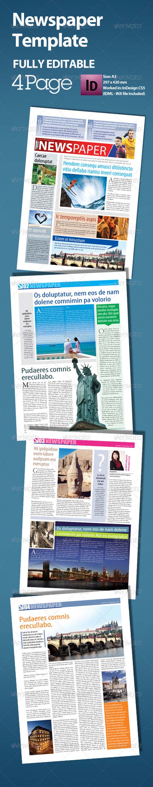 Download Newspaper Template For Mac