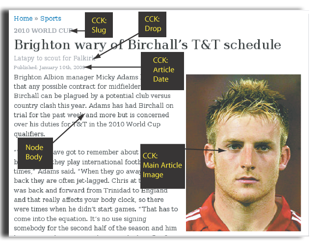 Example Of A Newspaper Article Layout