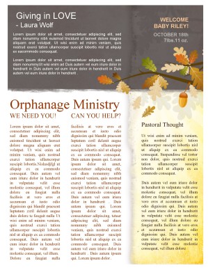 Fall Newsletter Templates Free