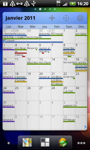 Google Calendar Android App