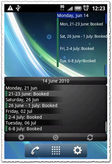 Google Calendar Android App