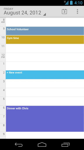 Google Calendar Android App