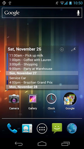 Google Calendar Android App Tasks