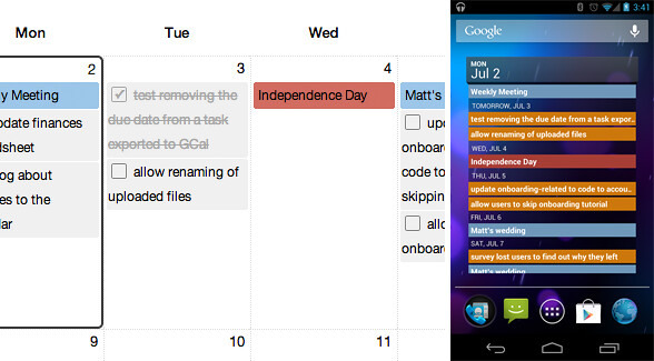 Google Calendar Android Tasks