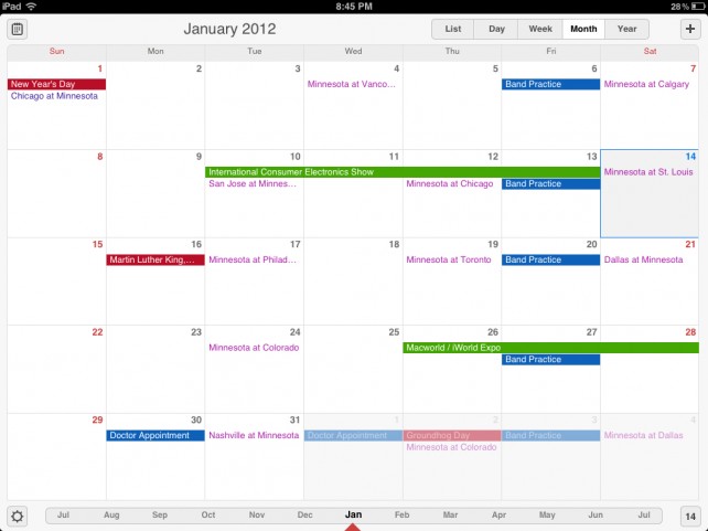 Google Calendar Application For Ipad