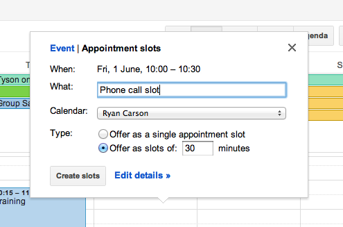 Google Calendar Appointment Slots Iphone