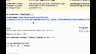 Google Calendar Appointment Slots Multiple