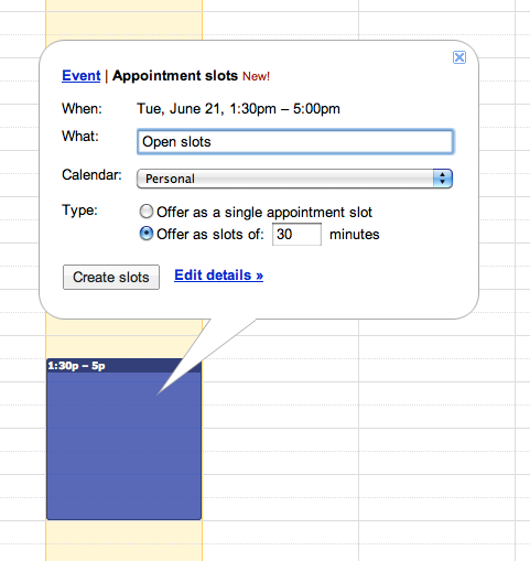 Google Calendar Appointment Slots Not Showing Up