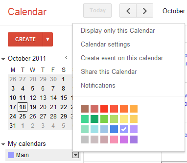 Google Calendar Background Color