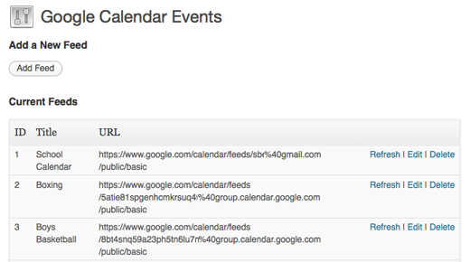 Google Calendar Background Url