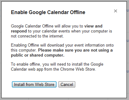 Google Calendar Desktop Application