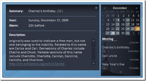 Google Calendar Desktop Widget Windows