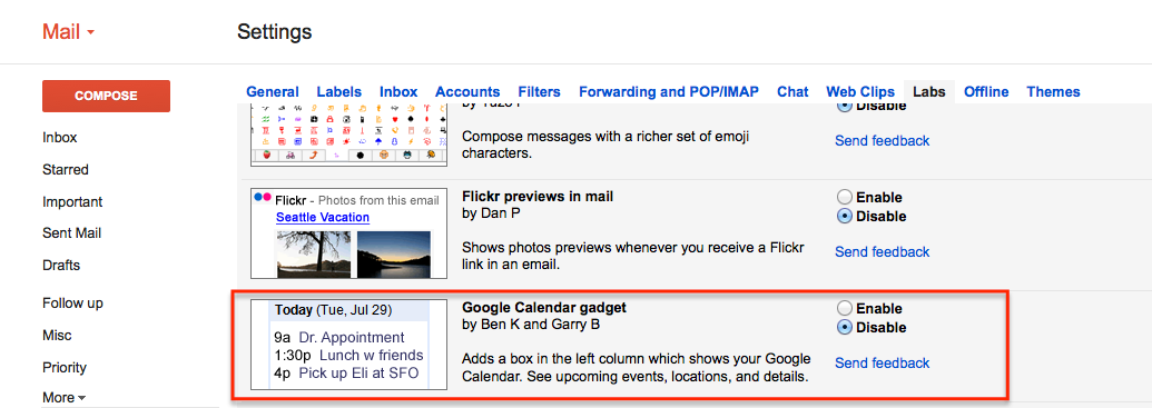 Google Calendar Icons Flair