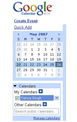 Google Calendar Images