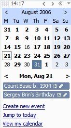 Google Calendar Widget Code