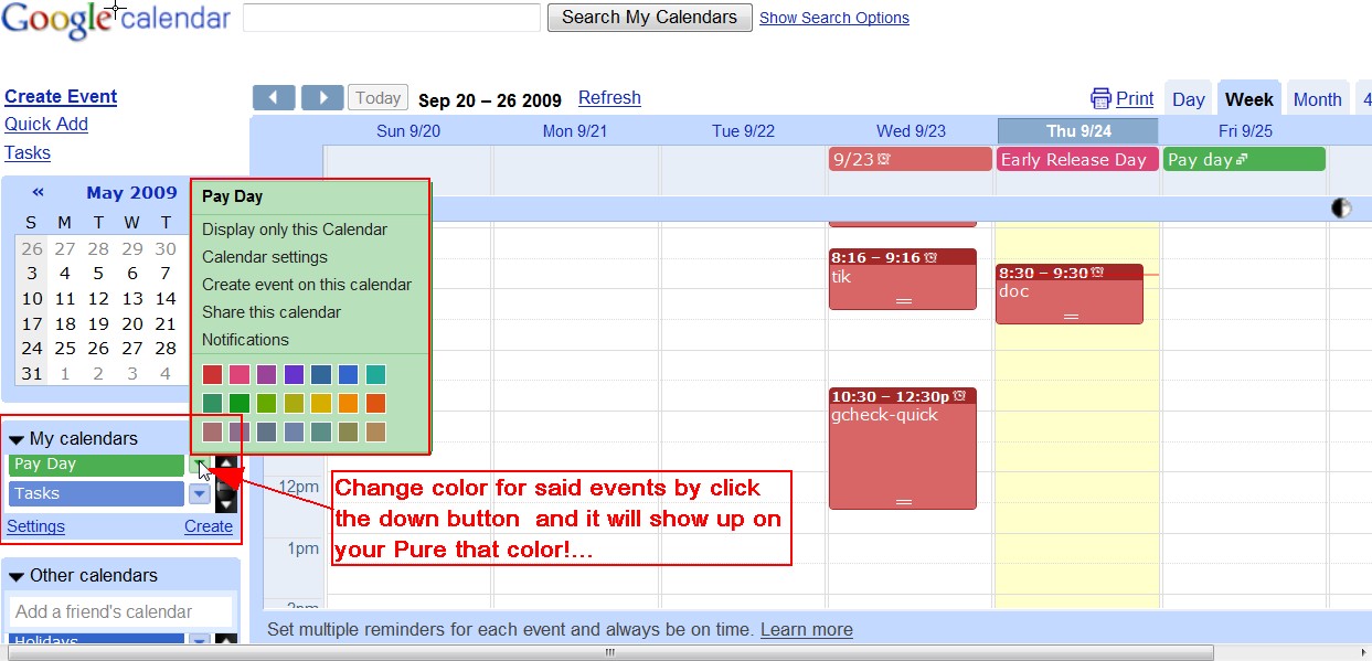 Google Calendar Widget Not Showing Events