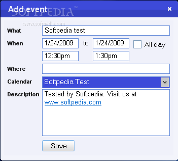 Google Calendar Widget Windows