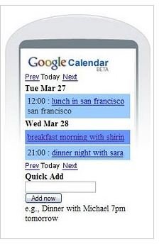 Google Calendar Widget Windows Xp