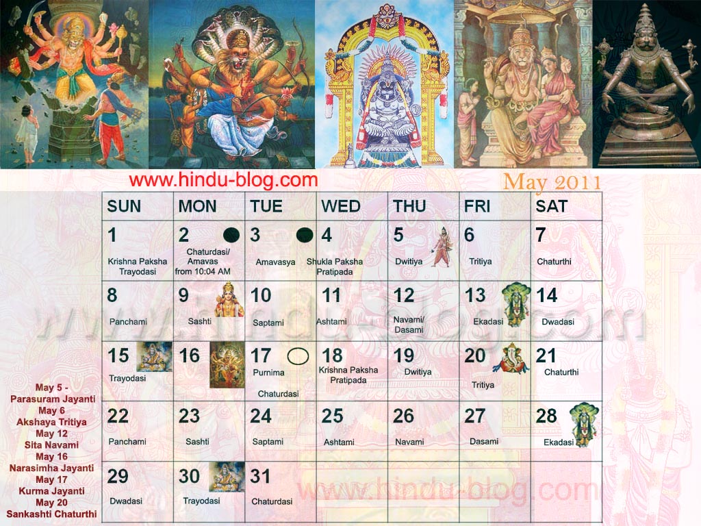 Hinduism Calendar