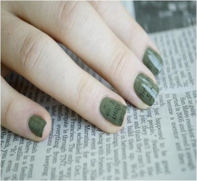 How To Do Newspaper Nails With Vodka