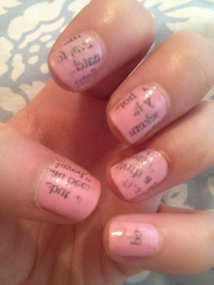 How To Make Newspaper Nails