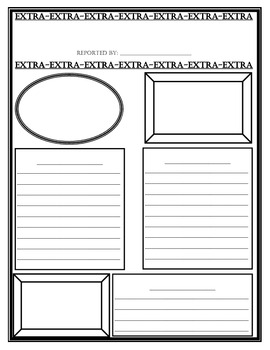 Kids Newspaper Template Free Printable