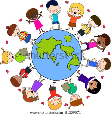 Multicultural Children Clip Art Free